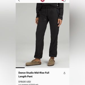 Lululemon dance studio pants